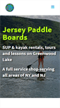 Mobile Screenshot of jerseypaddleboards.com